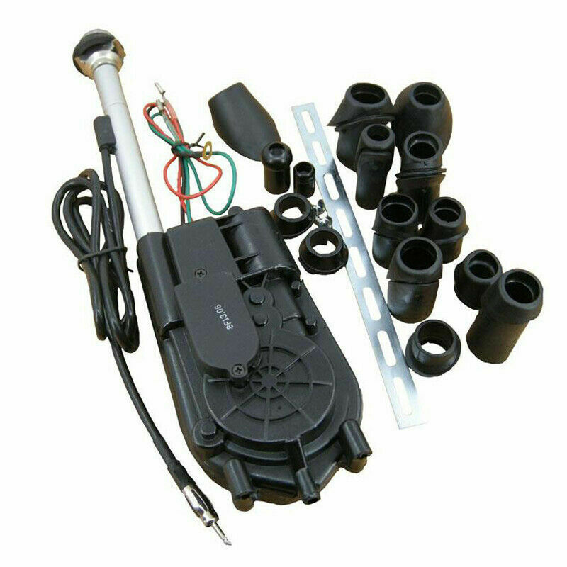 Universal Car Auto Automatic Antenna Aerial AM FM Radio Kit 12V Replacement 12V