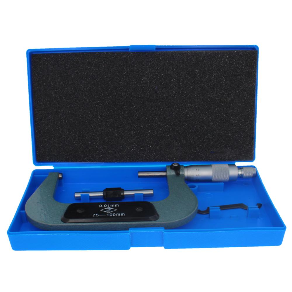 Utoolmart 1pcs Micrometer Depth Ruler Square Ruler Measuring Tools Metal Carbon Steel Tool Steel Instrument Industrial Tool