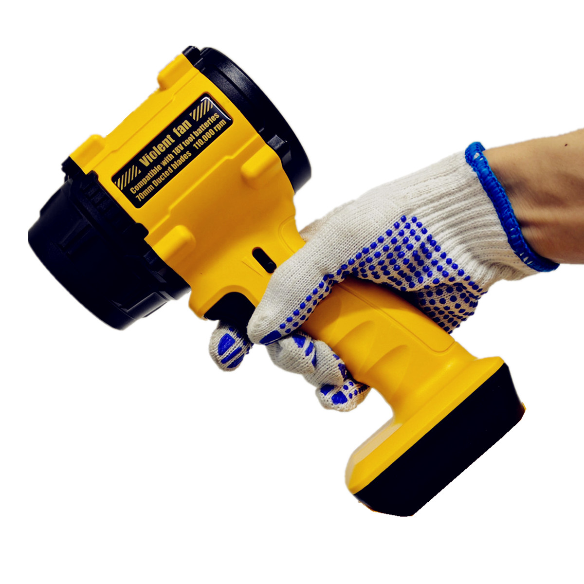 Til dewalt 20v 18v batteri voldsom blæser 110000 o/min luftblæser højtydende jet turbo blæser støvsuger løvblæser elværktøj