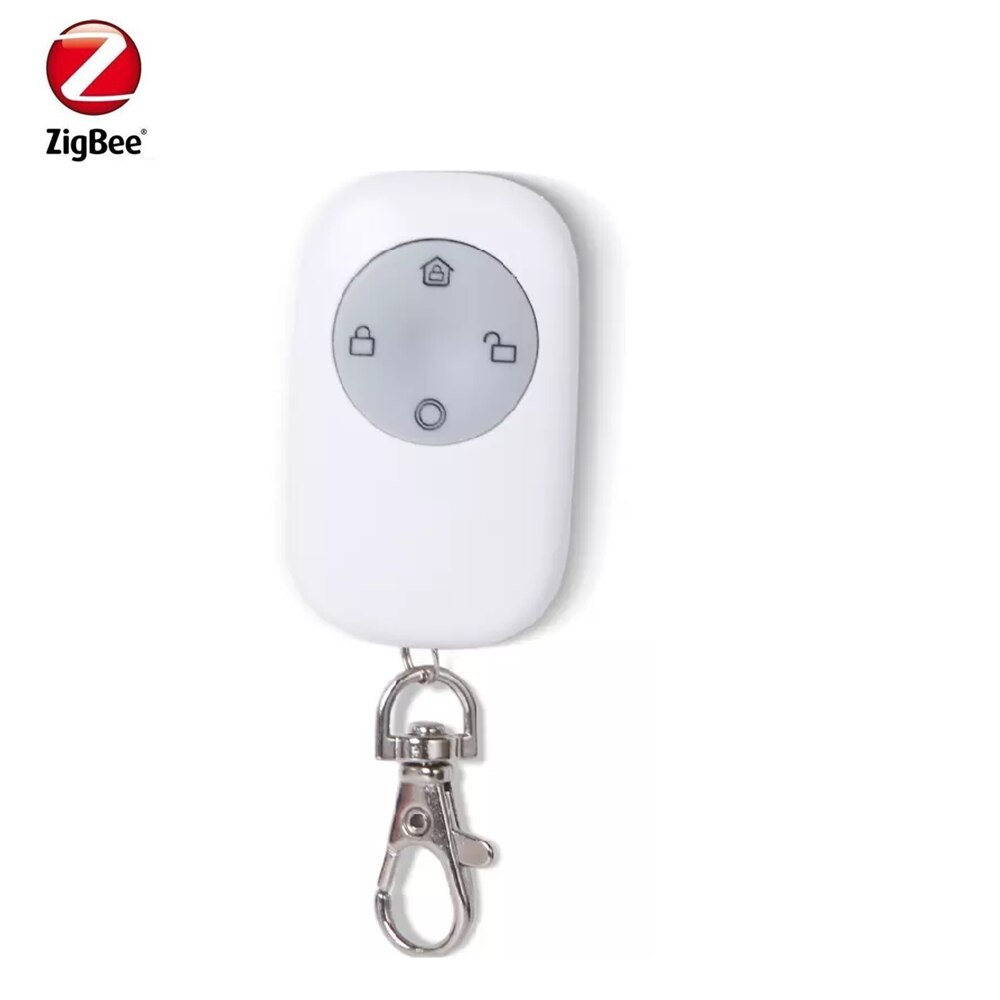 Heiman Zigbee3.0 Smart Alarm Afstandsbediening Met 4 Sleutel Met Arm Ontwapenen Thuis Alarm Sos Functie