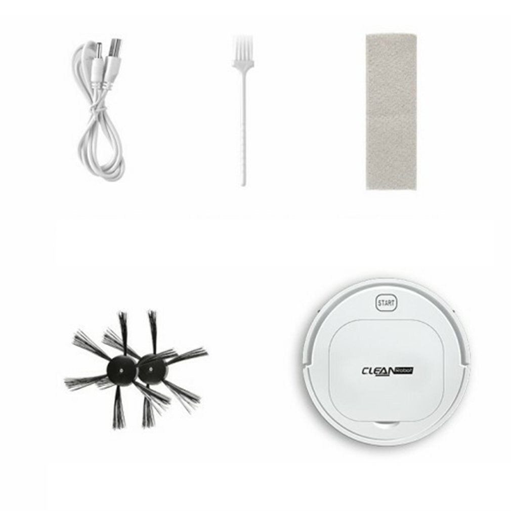 Robot de nettoyage domestique USB chargeur Intelligent balayage Robot simple vadrouille dépoussiéreur maison balayage outils de nettoyage