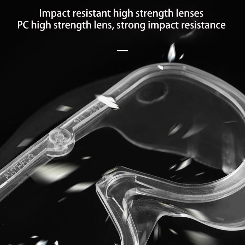 Anti-Impact Anti Chemical Splash Goggle Glasses Safety Goggles Economy Clear Anti-Fog Lens Eye Protector