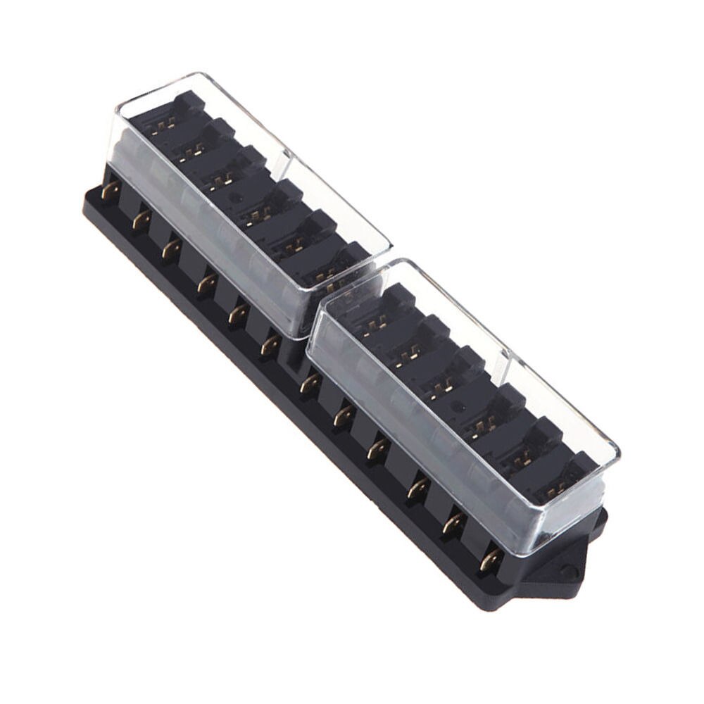 Car 12 Way Standard Blade Fuse Box Block Holder Socket Plug 12V 24V for car boat caravan camper