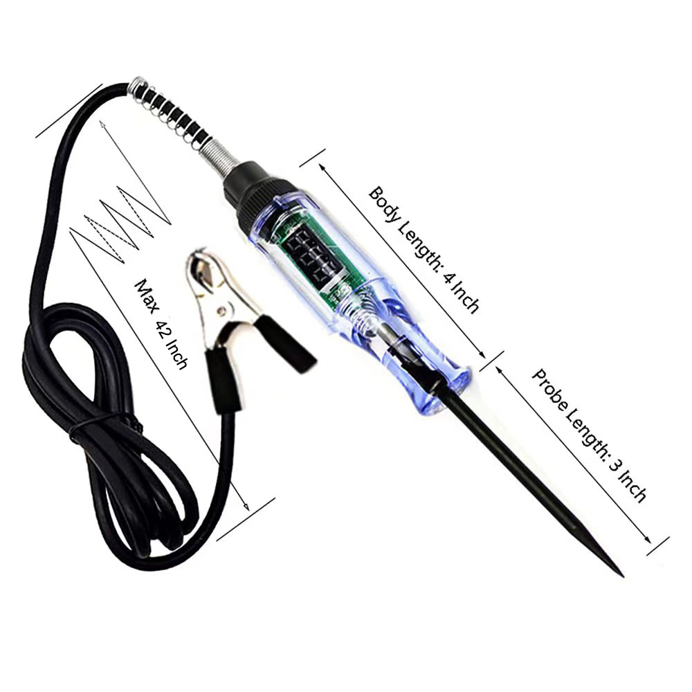 Auto Vrachtwagen Voltage Circuit Tester 6V 12V 24V Auto Diagnostische Sonde Test Pen Gloeilamp Elektrische Meten pen Reparatie Tools