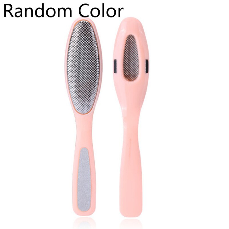 Pedikyr fotrasp dubbelsidig filborttagare hård död grov hud förhårdnader verktyg fotvård: Vit