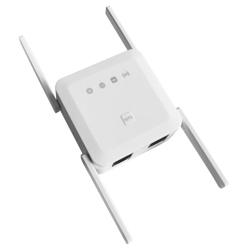 AC1200M Wireless Wifi ripetitore Range Extender Router segnale Wi-Fi 2.4G/5G WiFi 4 punto di accesso dell&#39;antenna: add UK plug adapter / WHITE