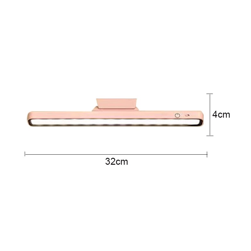 Luz LED para espejo de maquillaje, recargable por USB, 9W, atenuación continua, lámpara de tocador, colgante magnético, lámparas de mesa de lectura nocturna para dormitorio: Luz natural