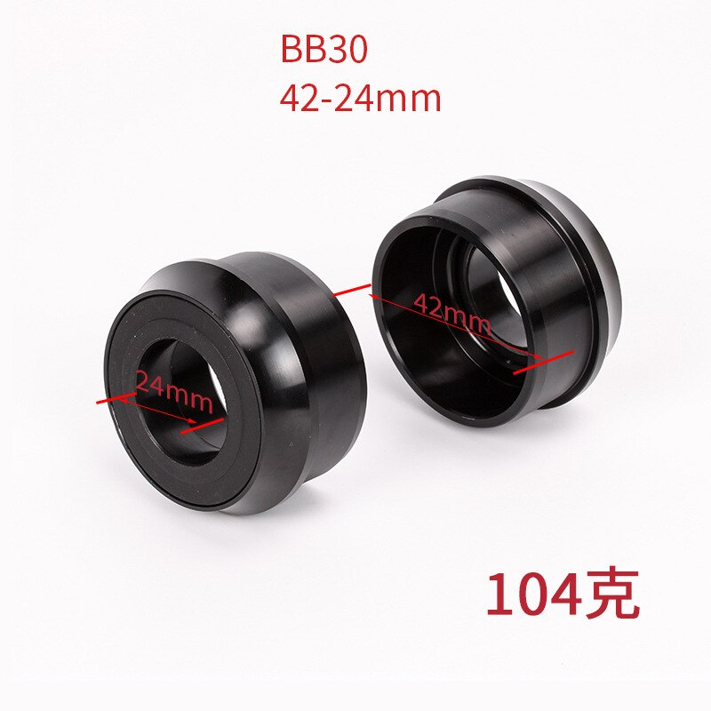 Axe de support inférieur de vélo BB30 386 PF30, roulement scellé de Conversion 42 à 24 Mm 46 à 30 Mm: BB30 42-24mm