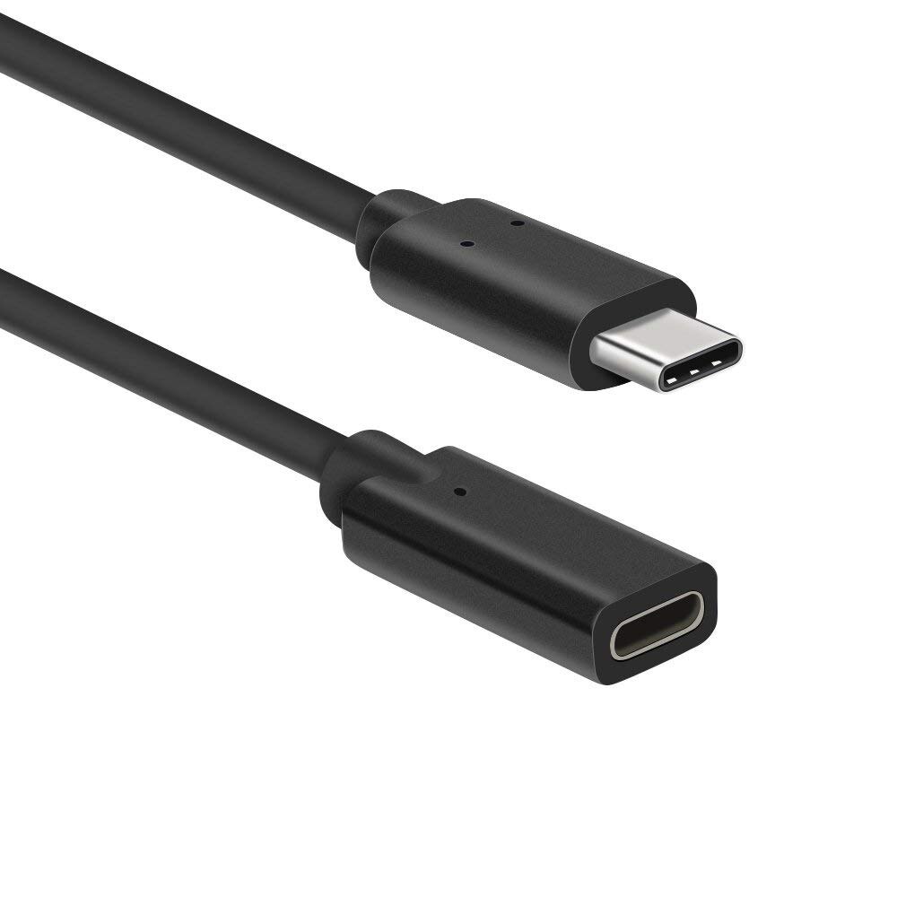 30cm usb type c forlængerkabel usb 3.1 usb-c han til hun forlænger ledning forlængerledning stik dock til macbook og google