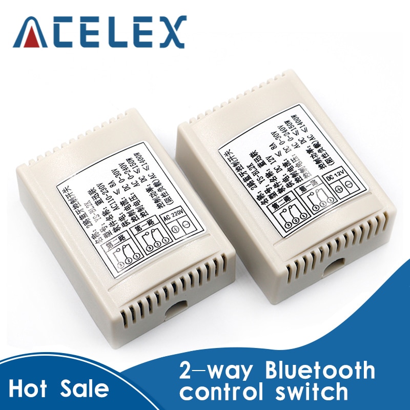 2-way Bluetooth control switch mobile phone remote control Bluetooth 4.0 relay APP wireless remote control IOT BL2K
