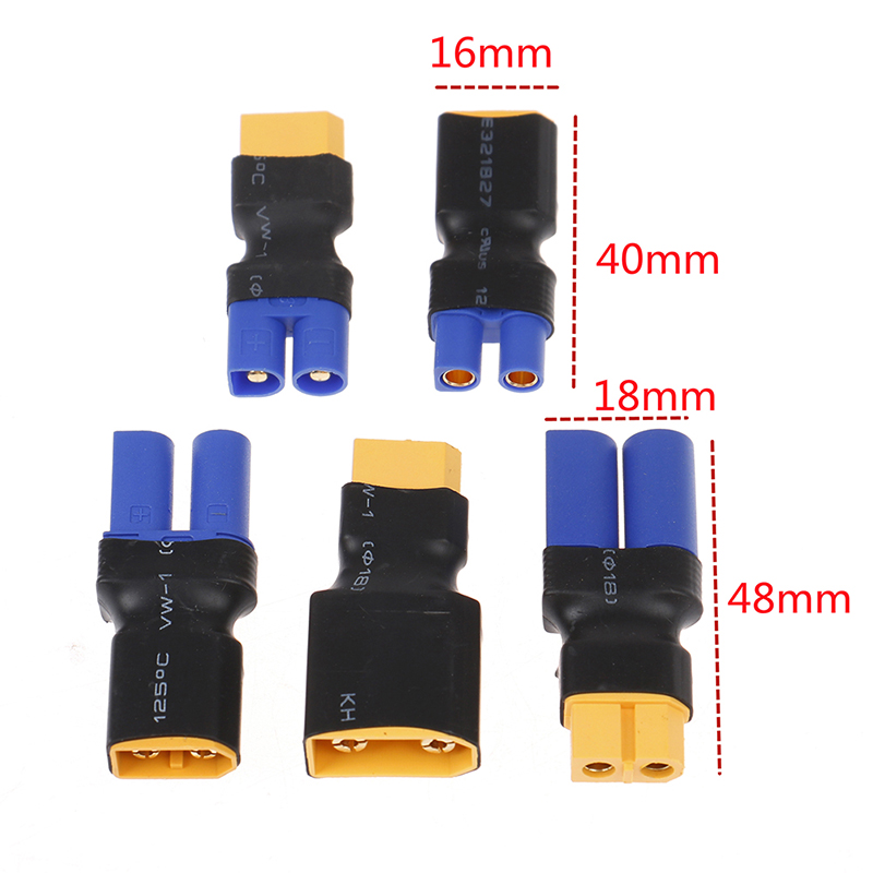 Adapter XT60 Om XT90 EC5 EC3 Vrouwelijke Mannelijke Connectoren Banaan Plug Rc Lipo Batterij Controle Onderdelen Diy