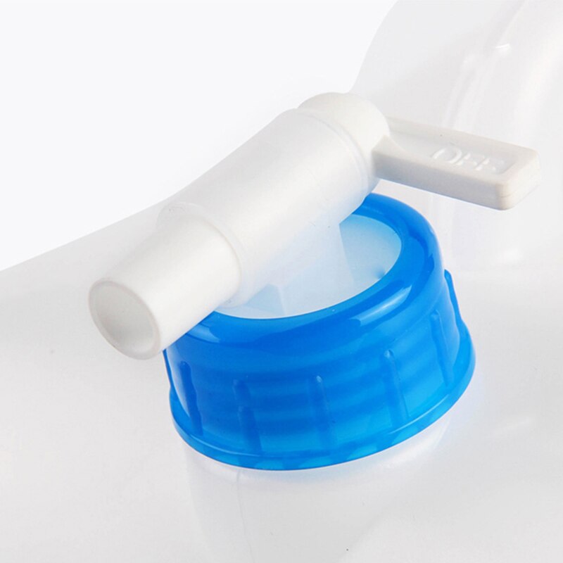 Recipiente de agua plegable de buena salud, jarra de almacenamiento de agua para Camping con espita plegable para exteriores