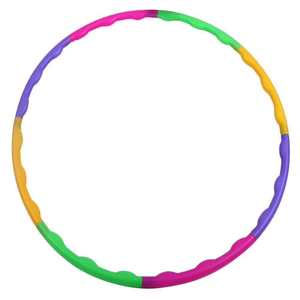 8 Parts Sport Hoop Detachable Weighted Fitness Install Massage Exercise Bodybuilding Thin Waist Hoop Workout Slimming