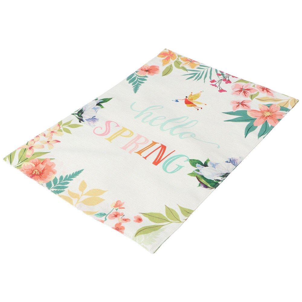 1pc Spring Themed Home Garden Banner Flag Decor Outdoor Flax Flag Scene Layout: Picture 1