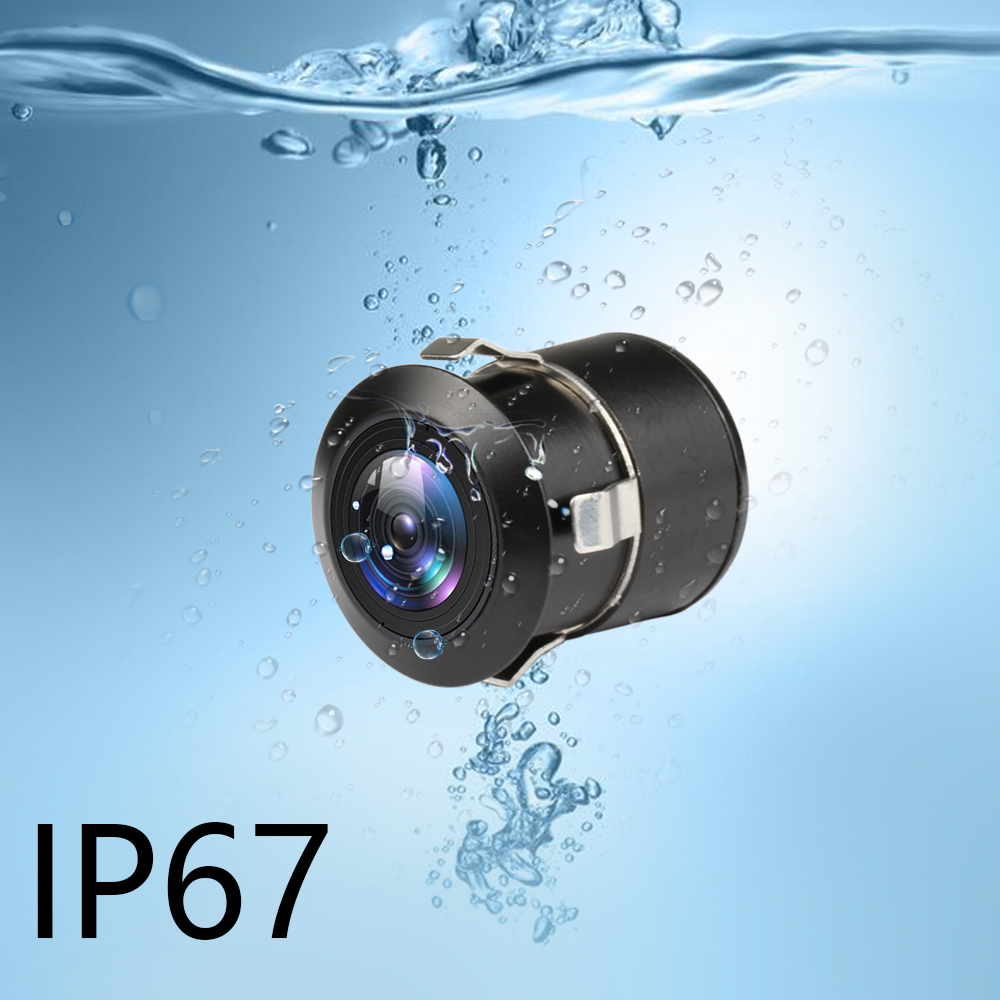 170 breite Grad 4 LED Lampe Nachtsicht Parkplatz Rückansicht Kamera Rückfahr Sicherung Wasserdichte HD CCD Sensor