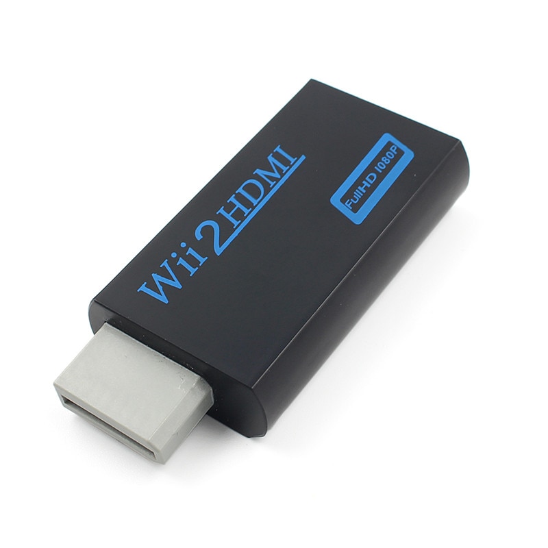 1 pz per supporto convertitore adattatore compatibile Wii a HDMI adattatore Full HD 720P 1080P 3.5mm Audio Wii2HDMI per HDTV