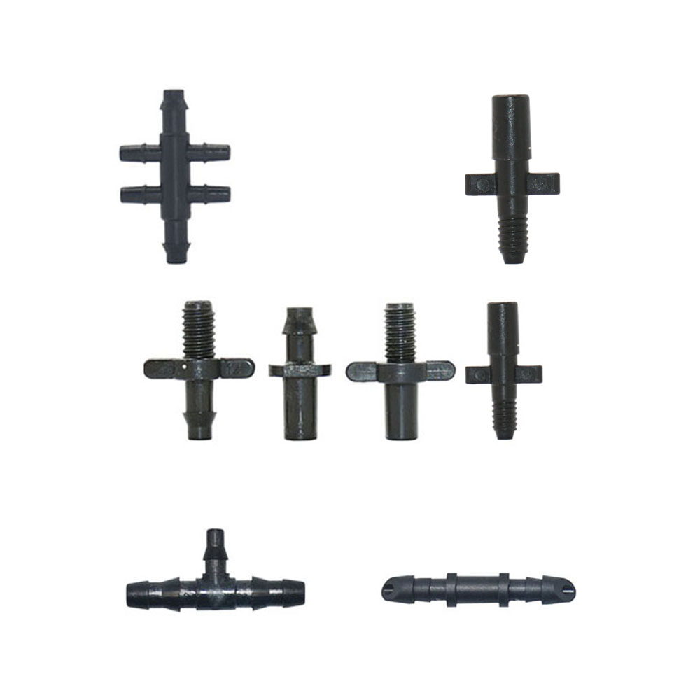 25 stücke 3/5 4/7 Schlauchtülle Anschluss 1/4'' & 1/8'' Schlauch Schlauch Wasser Splitter gemeinsam Abschläge Kreuz Eng stecker Tropf bewässerung System