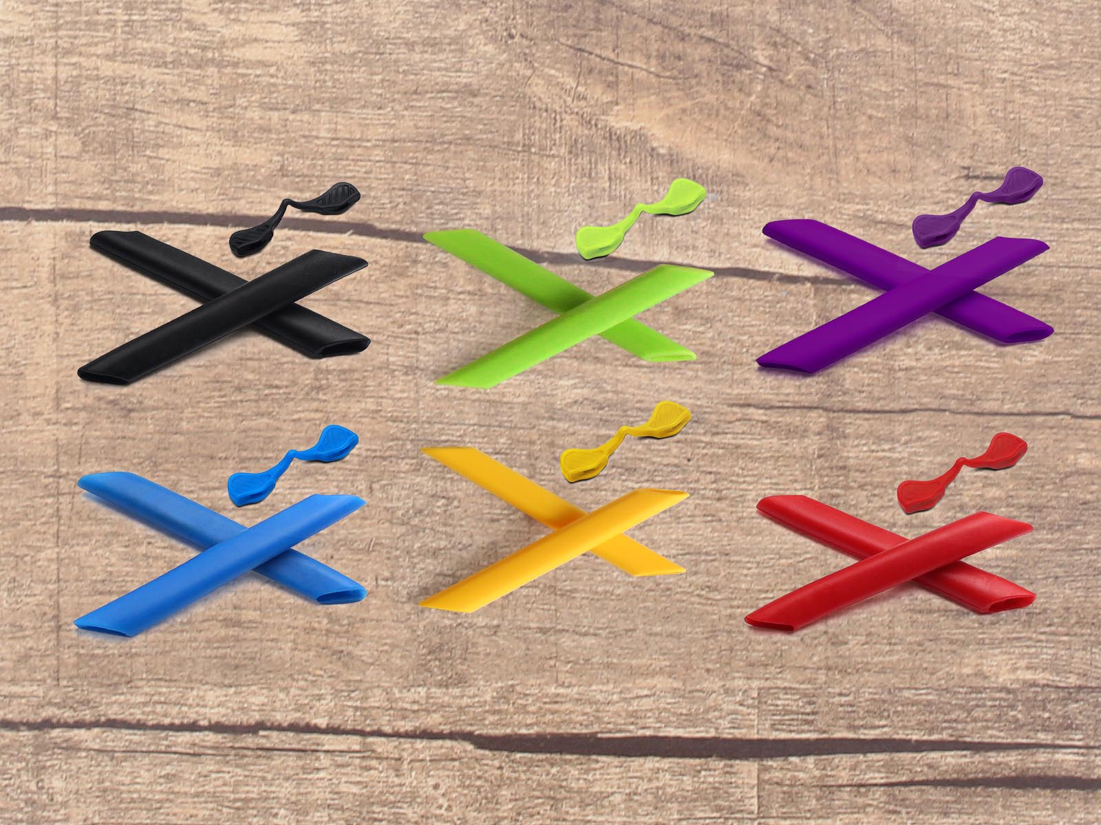 Vonxyz vervangende neuspads oorsokken voor Oakley RadarLock-serie framesoorten: Bruin