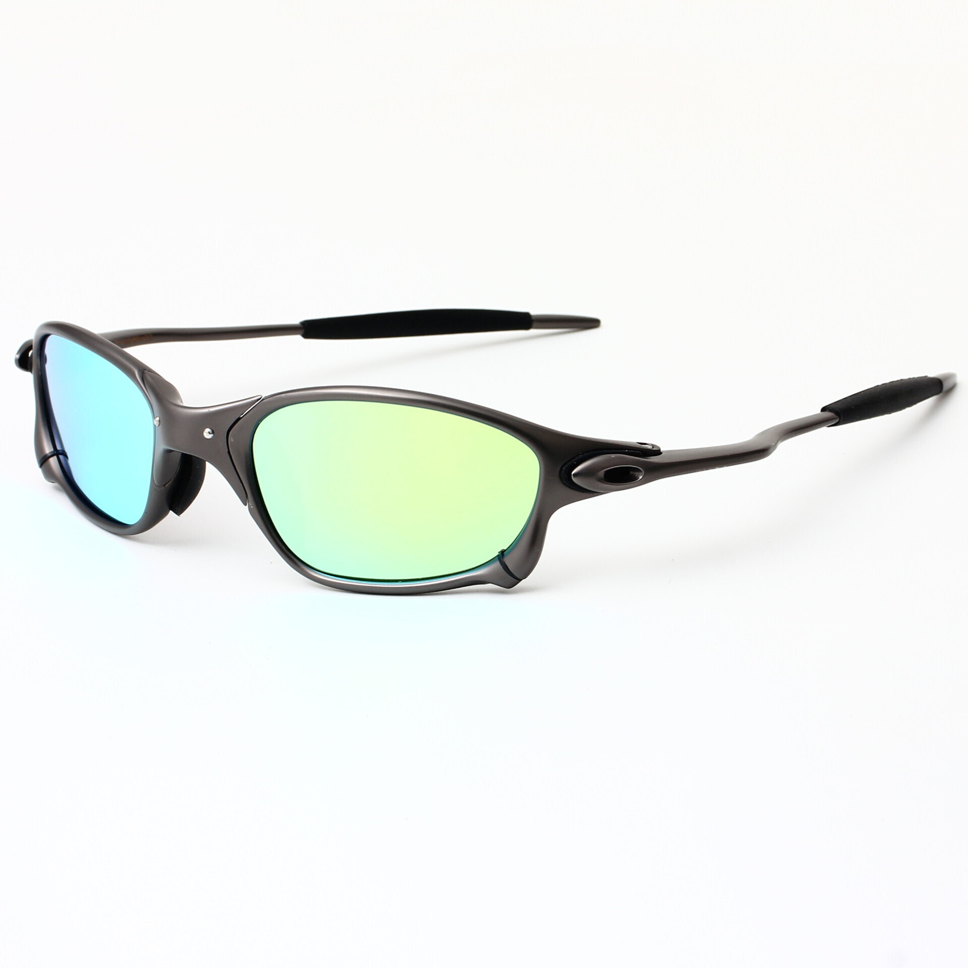 Golden frame polarized sunglasses X metal future technology style outdoor sports cycling sunglasses Juliet 2: Yellow