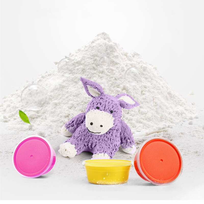 Fango colorato cristallo argilla ultraleggera giocattolo plastilina atossica creativo fatto a mano fango fai da te 24 colori con scatola di immagazzinaggio regalo per bambini