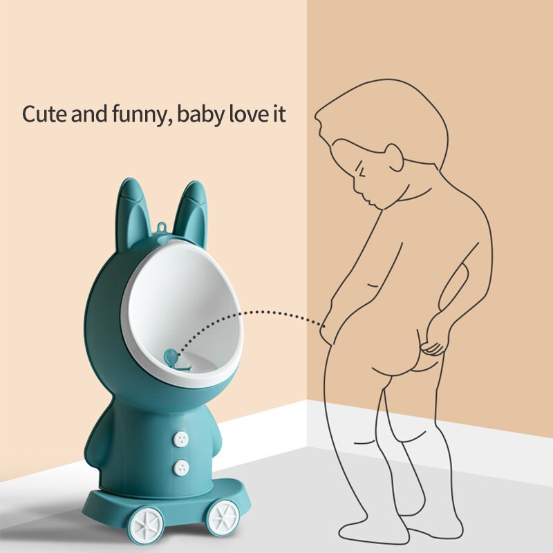 Kids Potty Toilet Stand Vertical Wall-Mounted Bathroom Urinal toilet Training Boy Pee Cute Shape for Toddler peeing artifact