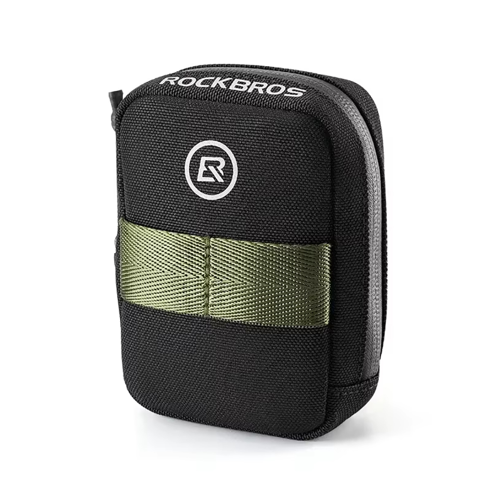 Sac de selle de vélo, Mini sac arrière Portable 0,35 l, sac de réparation de kit d'outils de vélo de route de montagne vtt, accessoires de cyclisme réfléchissants: jaune clair