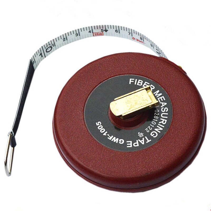 Tape Measure 50m Fiber Waterproof And Abrasion Resistant Soft Feet Foot Measure Length Measuring Tools