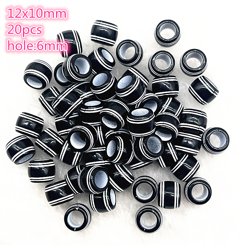 10-20 piezas deporte Rugby tenis baloncesto fútbol voleibol cuentas espaciador cuentas acrílicas para fabricación de joyería DIY pulsera collar: Rosa