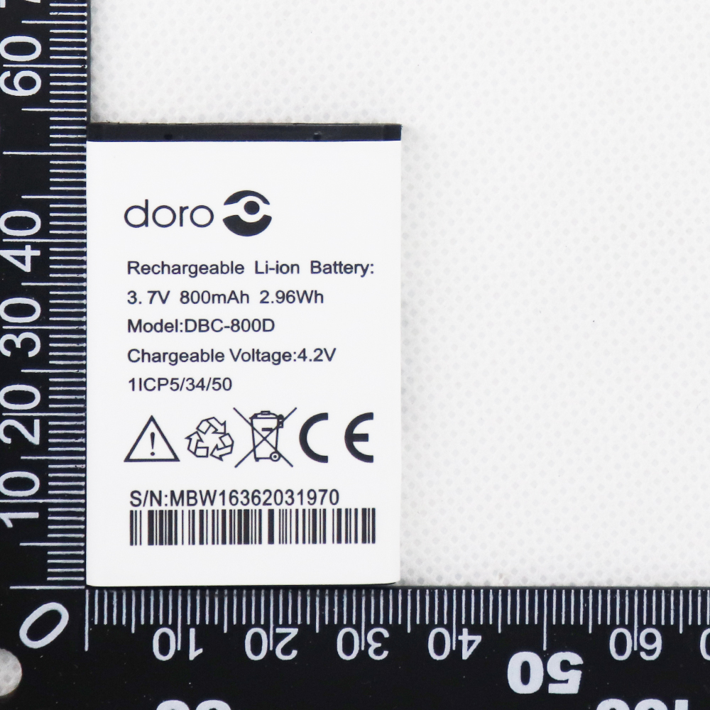 800 mah dbc -800d batteri til doro 500 506 508 509 510 515 6520 6030 mobiltelefon batteri