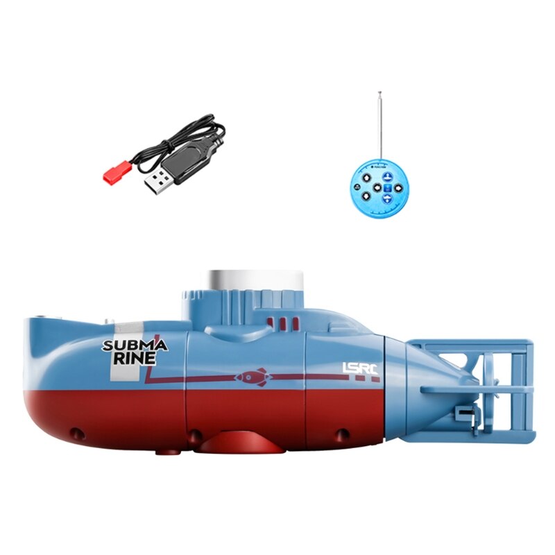 Mini RC Submarine Electric Speed Boat Toy Dive Master Model for Children XX9E