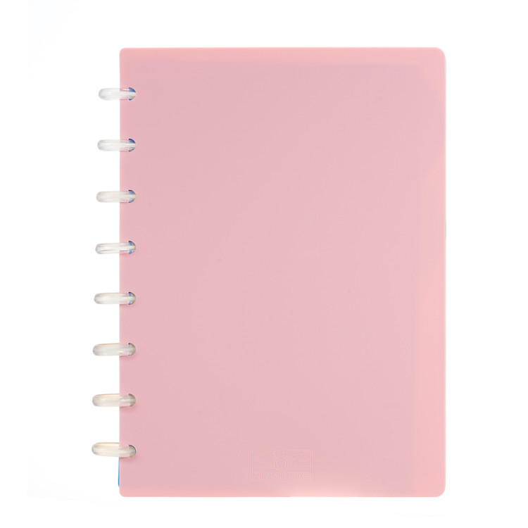 A5 Loose-leaf Notebook Simple Student Loose-leaf Paper Diary Mushroom Hole Removable Loose-leaf Notebook Business Notebook: pink