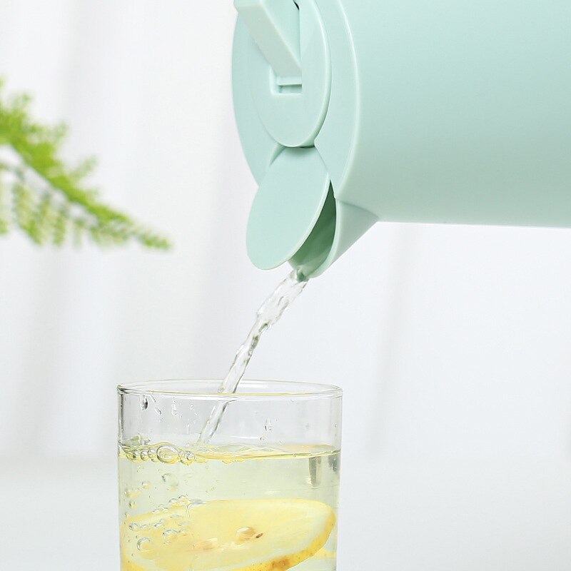 Termo grande de PP para el hogar, jarra de plástico para agua, revestimiento de vidrio plateado de cobre, tetera de café, ollas de té , artículos de cocina, 1000ML