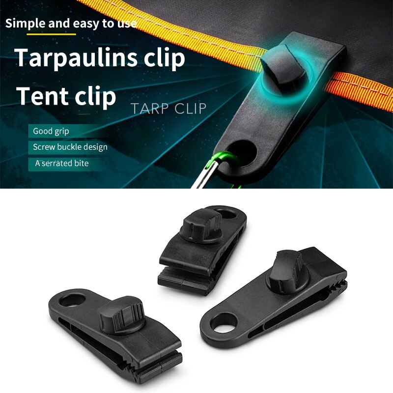 Tent Awning Canopy Clamp Tarp Clip Snap Canvas Anchor Gripper Caravan Jaw Grip Trap Tighten DIY Woodworking Tools