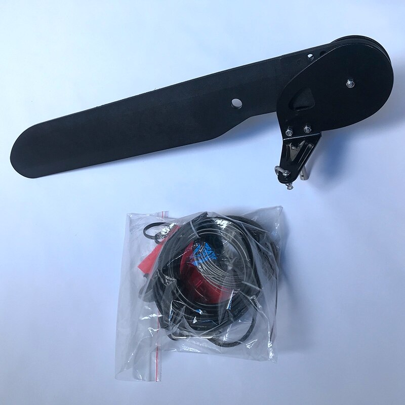 Legering Kano Kajak Boot Staart Kajak Roer Richting Voetpedaal Zeilboot Onderdelen Tool Kit Clip Gesp Dikke Touw