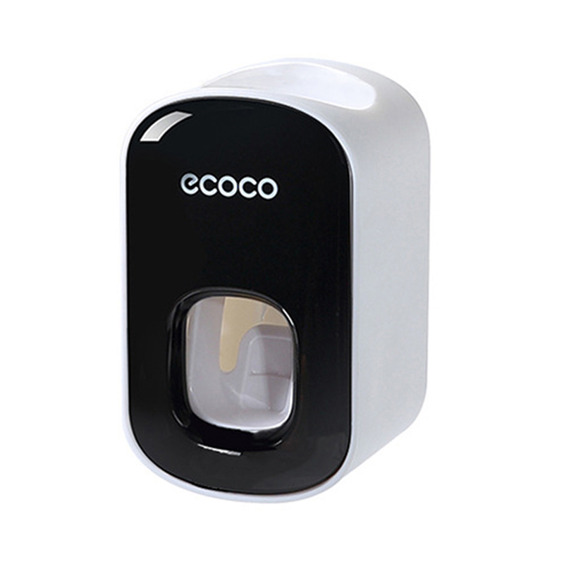 Dispensador automático de pasta de dientes, soporte para cepillo de dientes a prueba de polvo, soporte de montaje en pared, juego de accesorios de baño, exprimidor de pasta de dientes