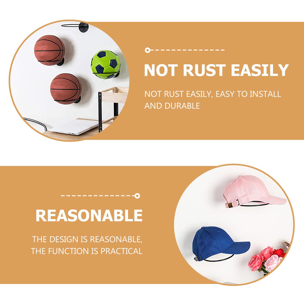 1 set of basketball holders, mountable household basketball stand, professional basketball rack for home shop