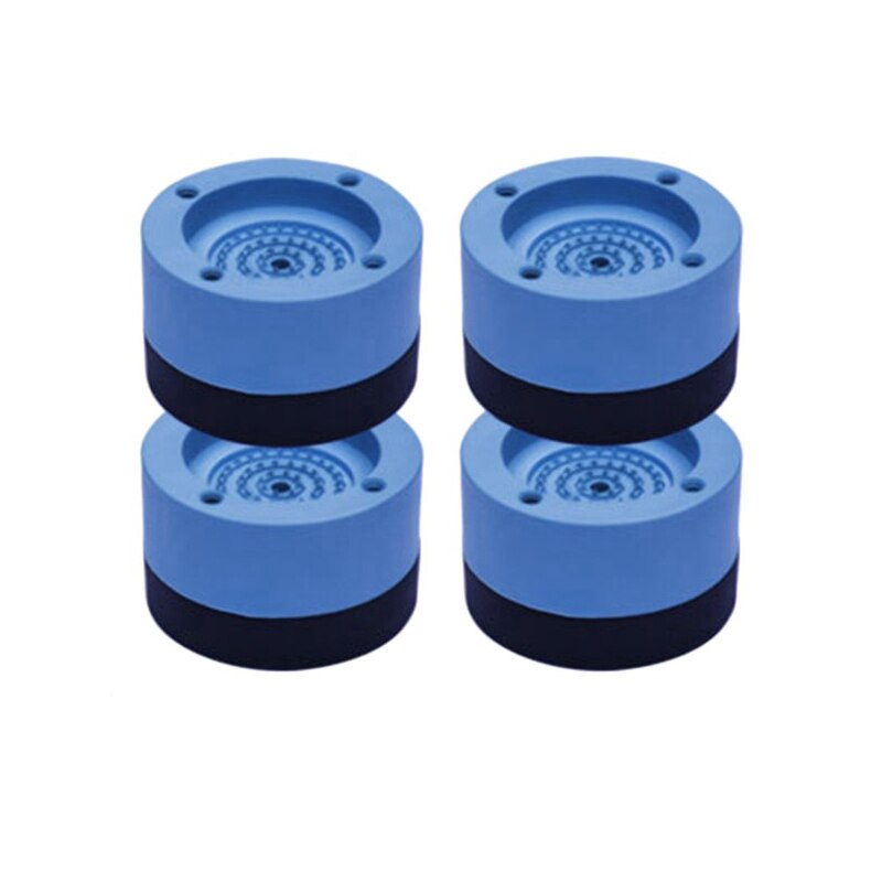4 stk / sæt vibrationsdæmpende gummi støjreducerende vibrationer anti-gang fodmontering til vaskemaskine og tørretumbler justerbar højde vask