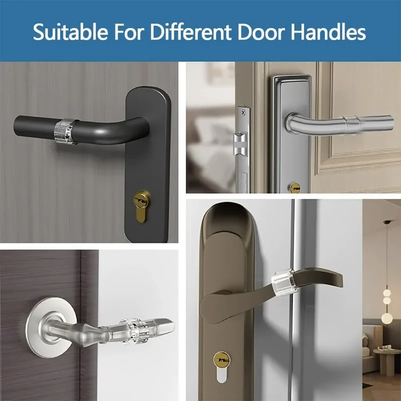 1/20 stuks Deurstopper Transparant Siliconen Deurgreep Meubilair Pad Knop Bumper Muur Impact Buffer Baby Veiligheid Bescherming Supply