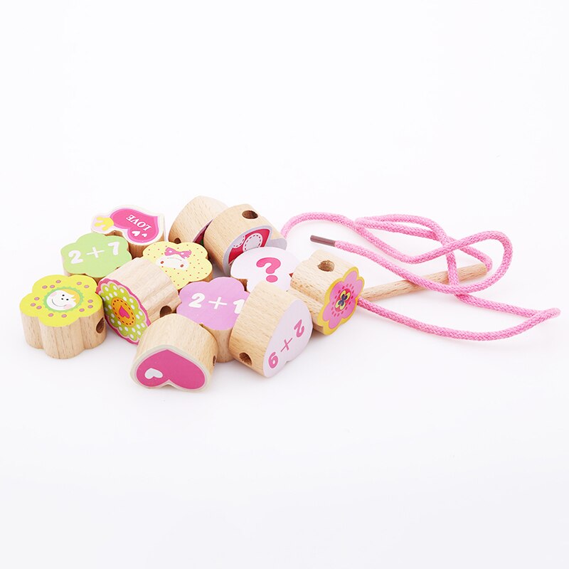 Wooden Trafic Ocean Block Stringing Beaded Toys Fo... – Vicedeal