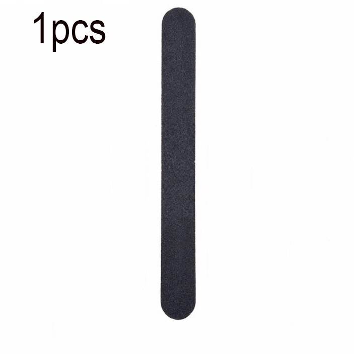 Taoye Teemo 1-5Pcs Nail File 110/180 Black Straight Manicure Gereedschap Schuren Polish Buffer Nagelvijlen Manicure gereedschap: 1pcs