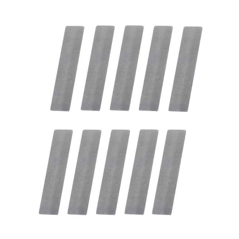 10pcs / Lot for Piston Compressor Valve Valve Plate 11*57mm Shrapnel Gasket Air Compressor Spare Paper J6PD: Silver 0.39x1.81in