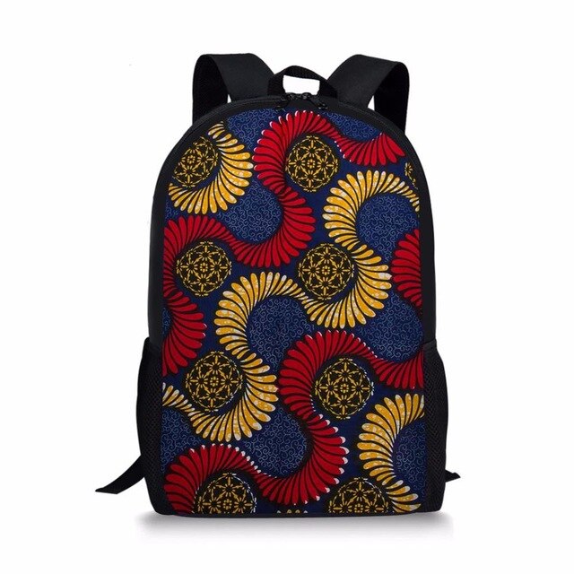 Latin Amerika Schule Taschen für Kinder Afrikanische Tradtional Druck Grundschule Tasche Kinder Schulter Bagpack Mädchen Buch Tasche: 16afrio6