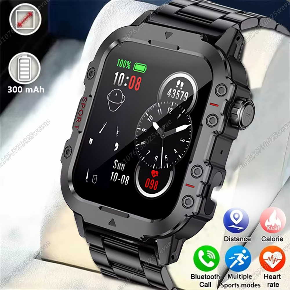 2026 Nuovo smartwatch da esterno con luce a portato Chiamate Bluetooth Attività Monitoraggio del sonno fitness sport Monitoraggio della saluto Orologio intelligente