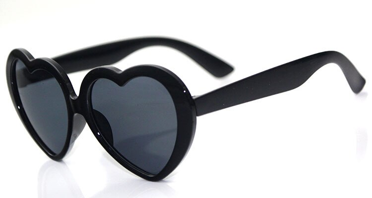 Hart Kids Zonnebril Kinderen Retro Leuke Zon Cartoon Brilmontuur Meisjes Jongens Baby Brillen Mode Trends: Black