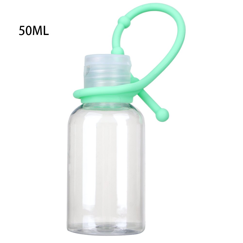 30/50ml Empty Bottles Travel Portable Hand Washer Dispenser Perfume Refillable Bottles for Wash-Free Hand Sanitizer: 50ml green