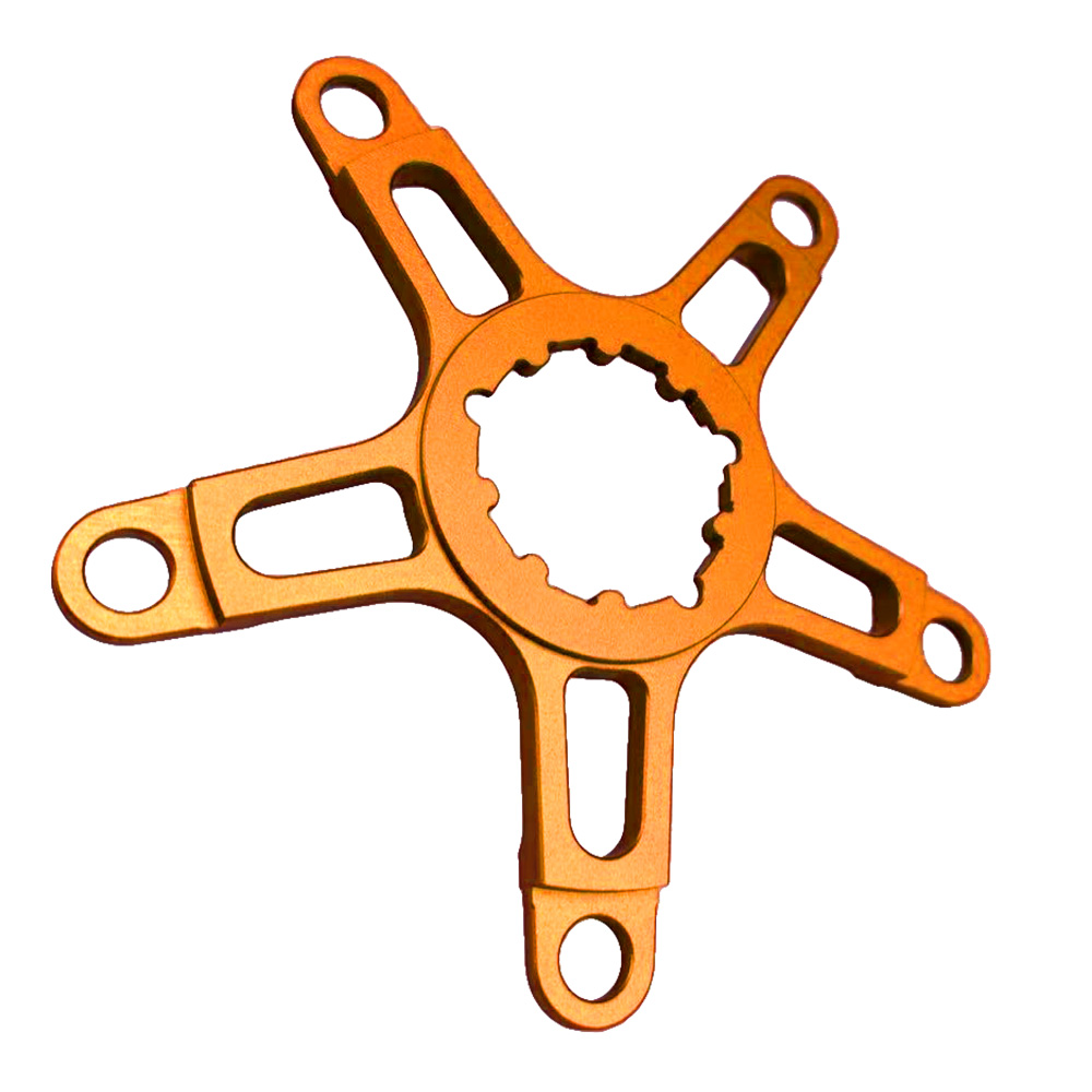 Direct Mount Kettingblad Converter Spider 104 110 130 BCD 4 5 Bolt Crank Arm Kettingwiel Adapter MTB Racefiets Vouwfiets onderdelen: Licht Groen