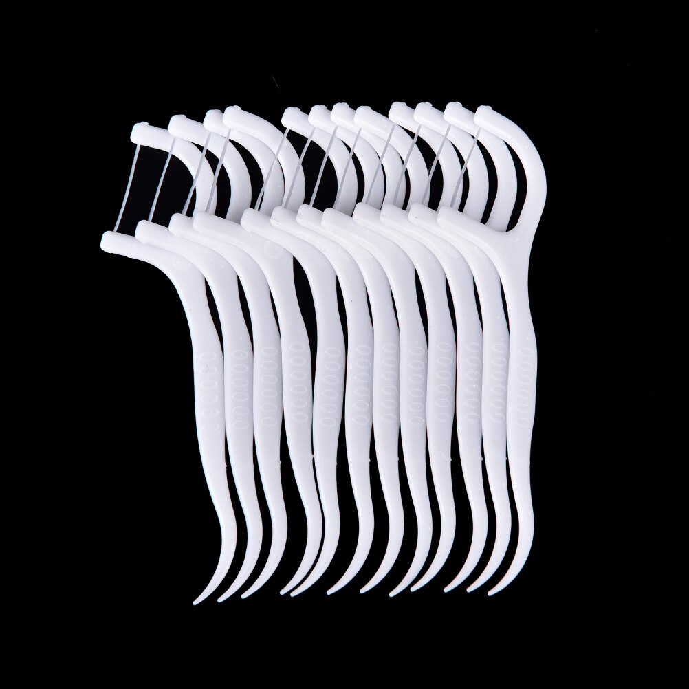 30Pcs/Pack Dental Floss Toothpicks Molar Teeth Cleaning Dental Floss Interdental Brush Oral Hygiene Back Teeth Stick Toothpick