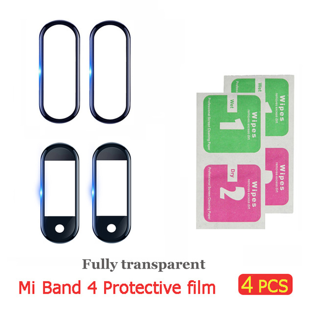 3D Schutz Glas für Xiao mi mi Band 4 Film auf mi Band4 Clever Armbinde 4 Volle Abdeckung Weichen Bildschirm Schutz mi Band4 Glas Film: 2A  2B