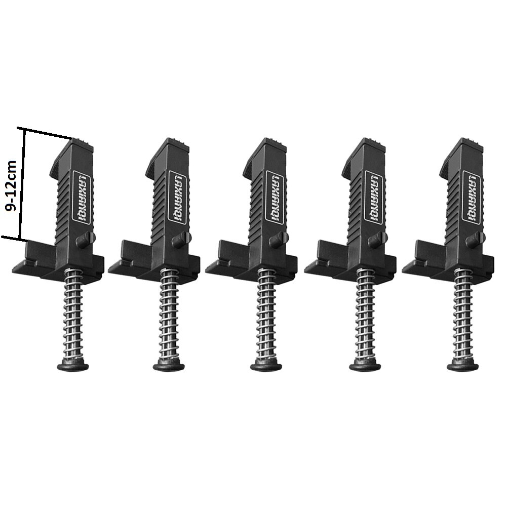 2/5pcs Brick Leveling Line Runner Bricklaying Measuring Drawing Leveler Wire Puller Constructions Masonry Building Fixer Tools: 5pcs 9-12cm Black