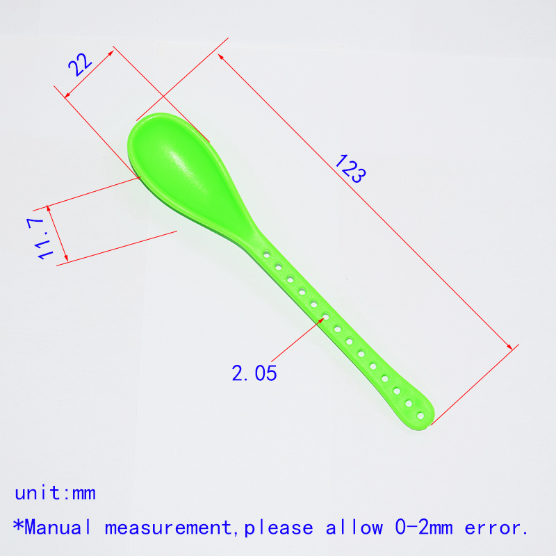 10/100pcs Plastic spoon Porous plastic rod dron rc car plane robot kids toys for boys diy baby accessories montessori juguetes